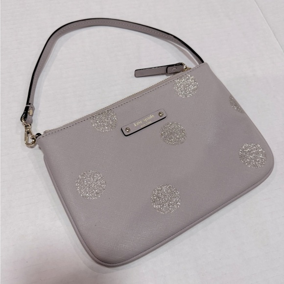 kate spade Handbags - KATE SPADE Small Light Lavendar wrist purse